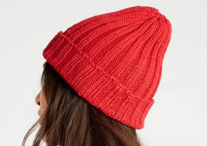 gifts that save energy and reduce waste | knit beanie kit with recycled yarn | Cost Control Associates