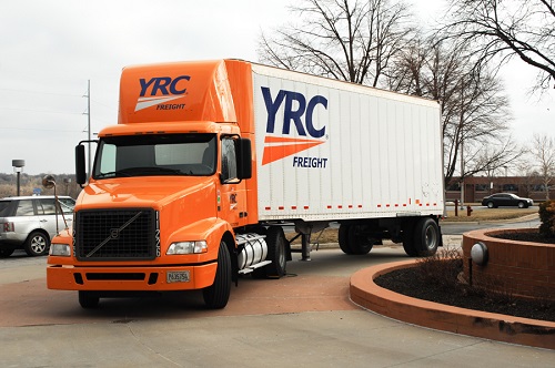 Success Story | YRC freight track rounding a road bend | Cost Control Associates